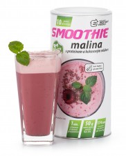 SMOOTHIE MALINA s proteinem a kokosovým mlékem (10 porcí)