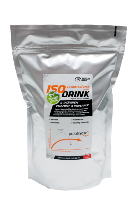 ISODRINK s pomerančovou příchutí – doypack 600 g