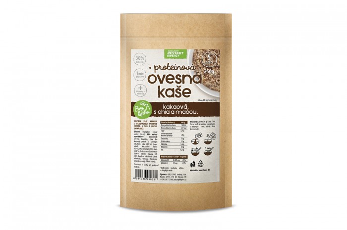 PROTEINOVÁ OVESNÁ KAŠE kakao PROTEINOVÁ OVESNÁ KAŠE kakao